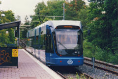Tram '407' at Stockholm, June 2003
